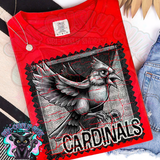 Stamp Mascots Cardinals
