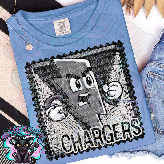 Stamp Mascots Chargers