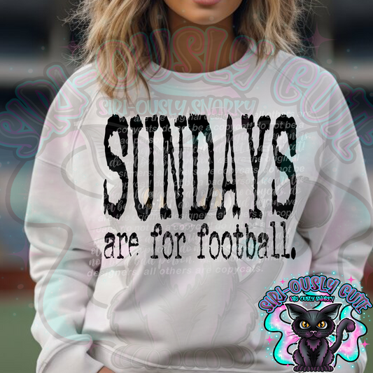 Typography Sundays Are For Football