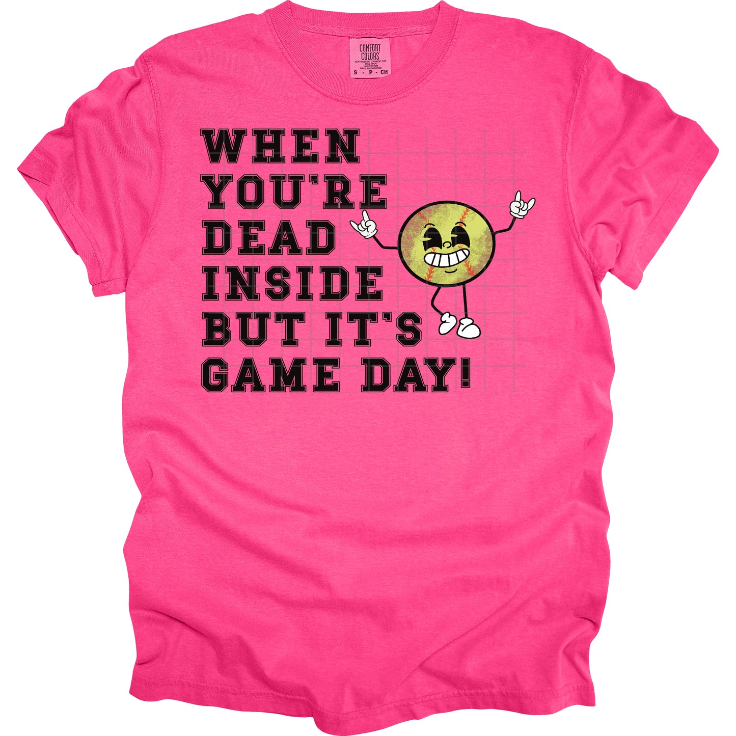 When Youre Dead Inside But Its Gameday Softball