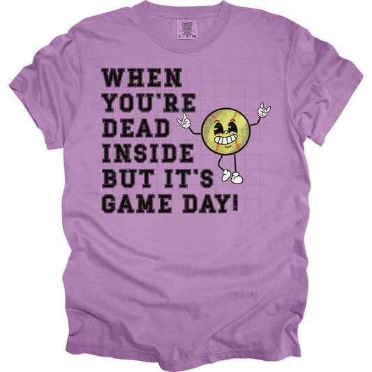 When Youre Dead Inside But Its Gameday Softball