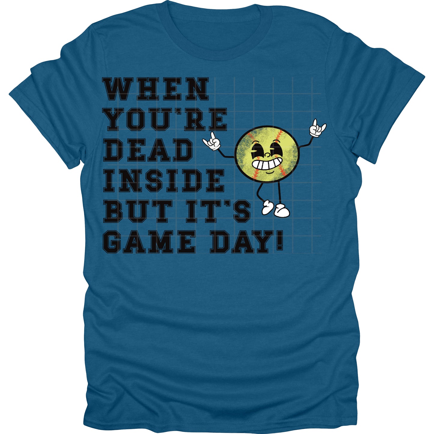 When Youre Dead Inside But Its Gameday Softball