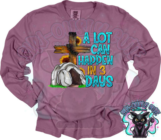 A Lot Can Happen in 3 Days 3 Clothing