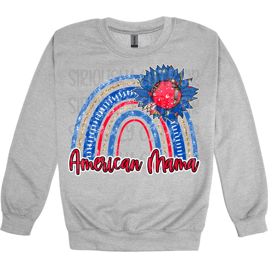 american mama 4th of july rainbow