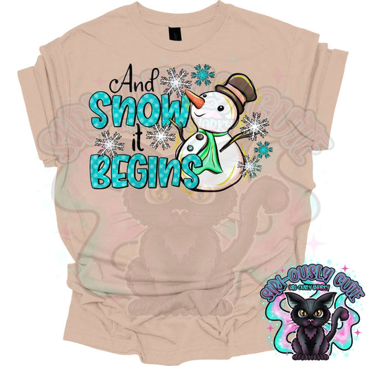 And Snow It Begins Clothing