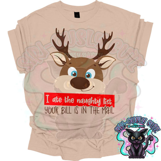 ATE THE NAUGHTY LIST Clothing