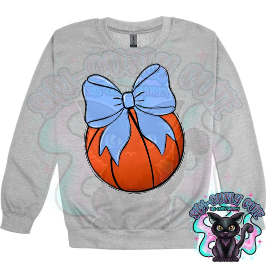 Balls and Bows Basketball Columbia Blue Mascot
