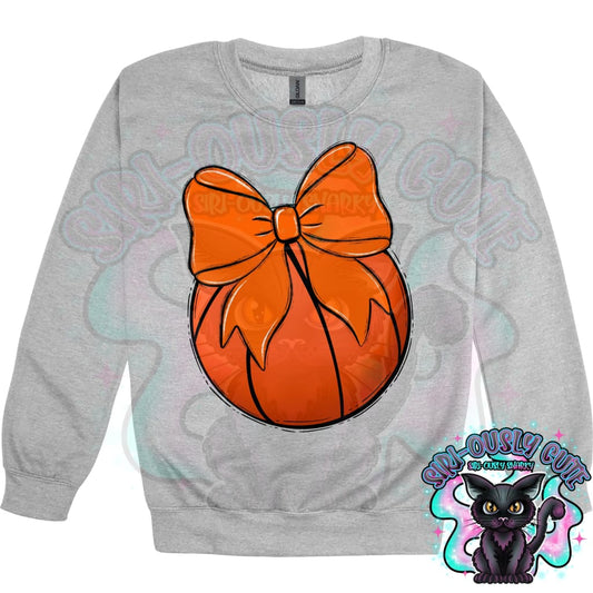 Balls and Bows Basketball Orange Mascot