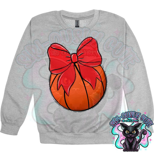 Balls and Bows Basketball Red Mascot