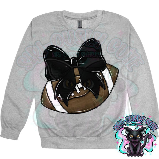 Balls and Bows Football Black Mascot