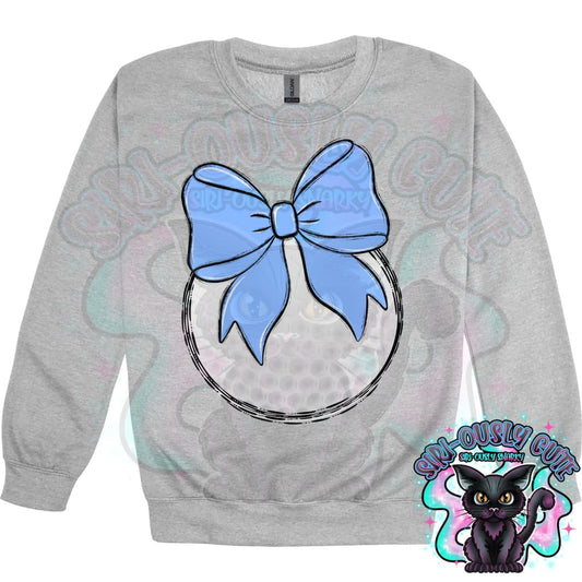 Balls and Bows Golf Columbia Blue Mascot