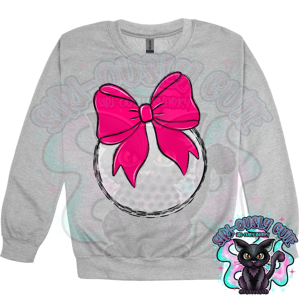 Balls and Bows Golf Pink Mascot