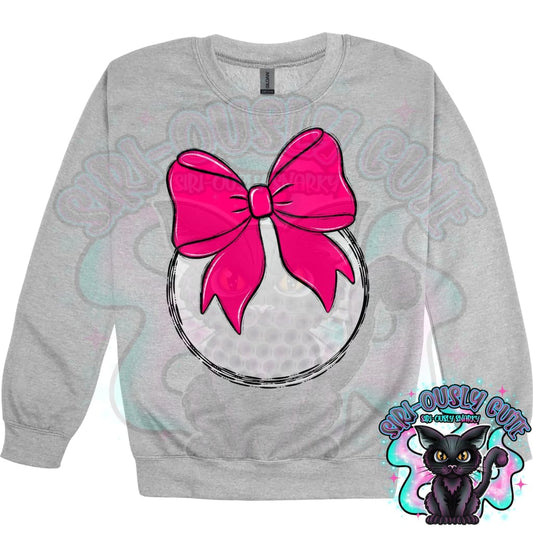 Balls and Bows Golf Pink Mascot