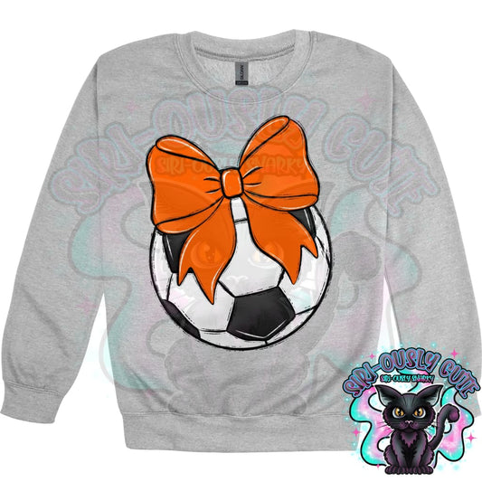 Balls and Bows Soccer Orange Mascot