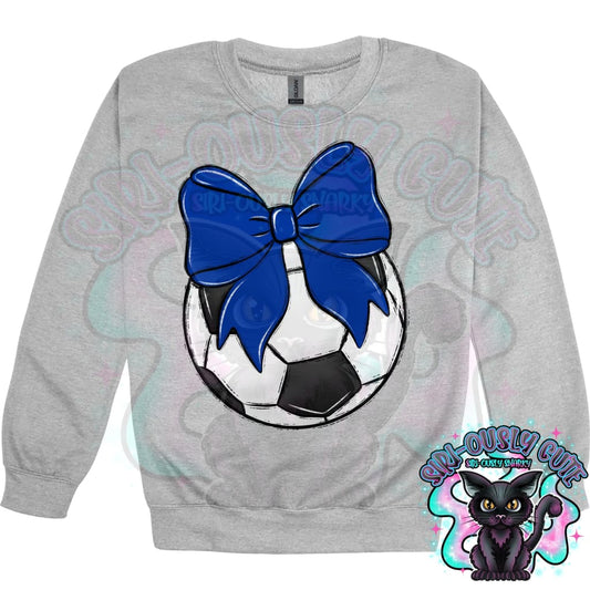 Balls and Bows Soccer Royal Mascot