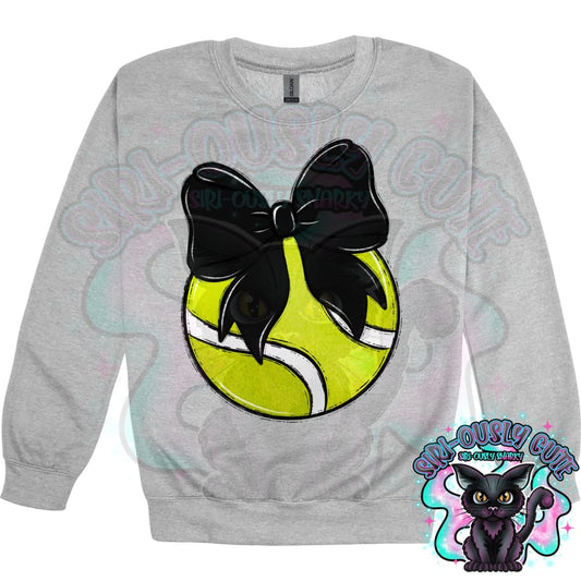 Balls and Bows Tennis Black Mascot