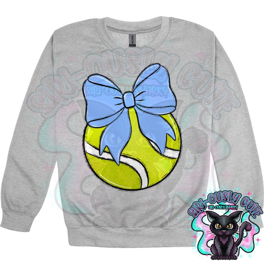 Balls and Bows Tennis Columbia Blue Mascot