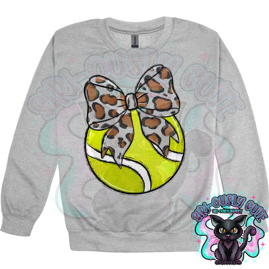 Balls and Bows Tennis Leopard Mascot