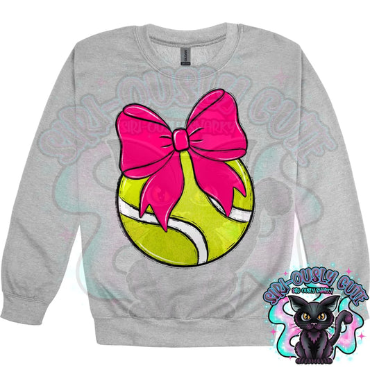 Balls and Bows Tennis Pink Mascot