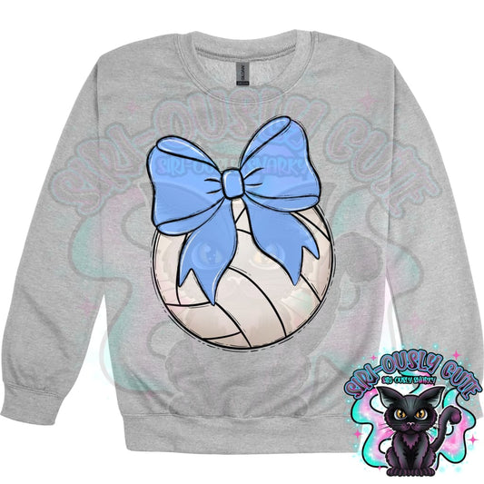 Balls and Bows Volleyball Columbia Blue Mascot