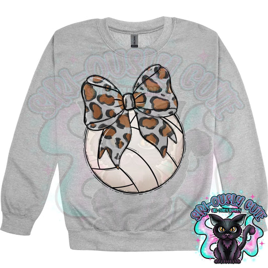 Balls and Bows Volleyball Leopard Mascot