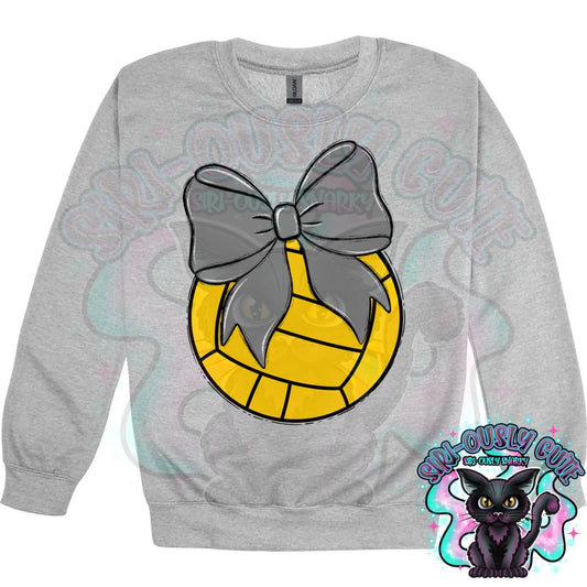 Balls and Bows Water Polo Gray Mascot
