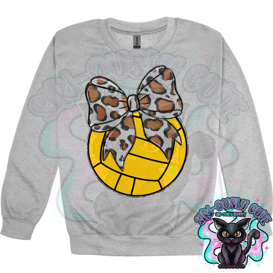 Balls and Bows Water Polo Leopard Mascot