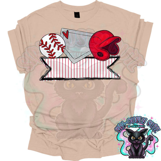 Baseball Name Trios Red Mascot