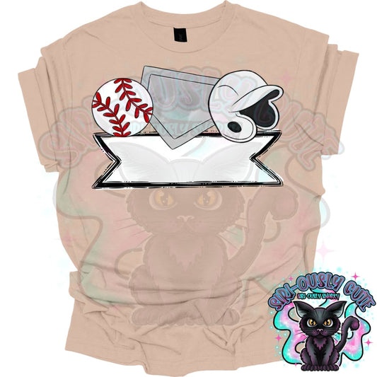 Baseball Name Trios White Mascot
