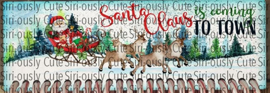 Candy Cane Countdown - Santa Claus Is Coming To Town Sublimation Transfer