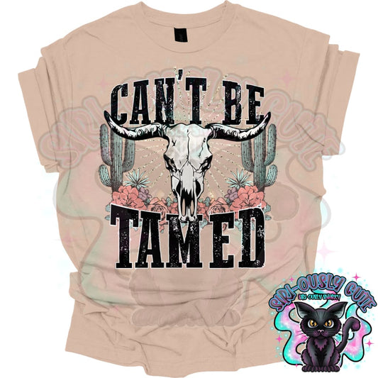 Cant Be Tamed Cactus Bull Skull Clothing