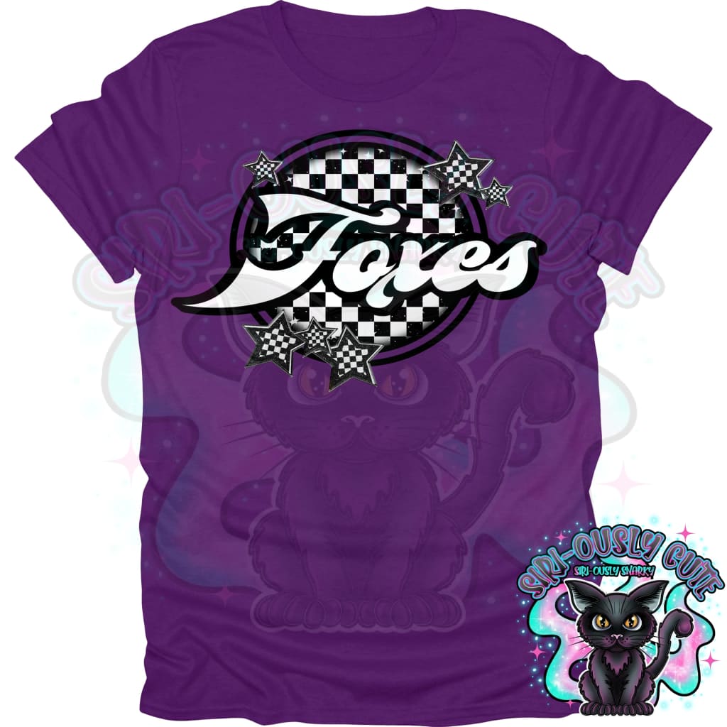 Checker Foxes Mascot