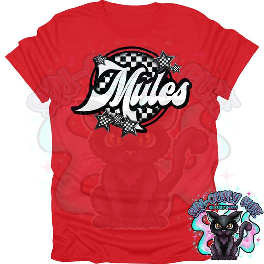 Checker Mules Mascot
