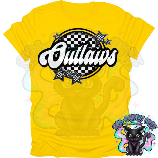 Checker Outlaws Mascot