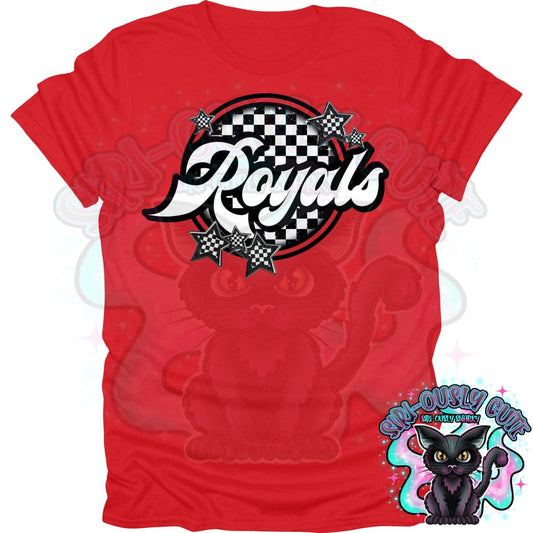 Checker Mascot Royals Mascot