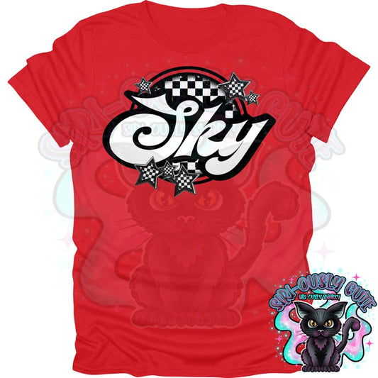 Checker Mascot Sky Mascot