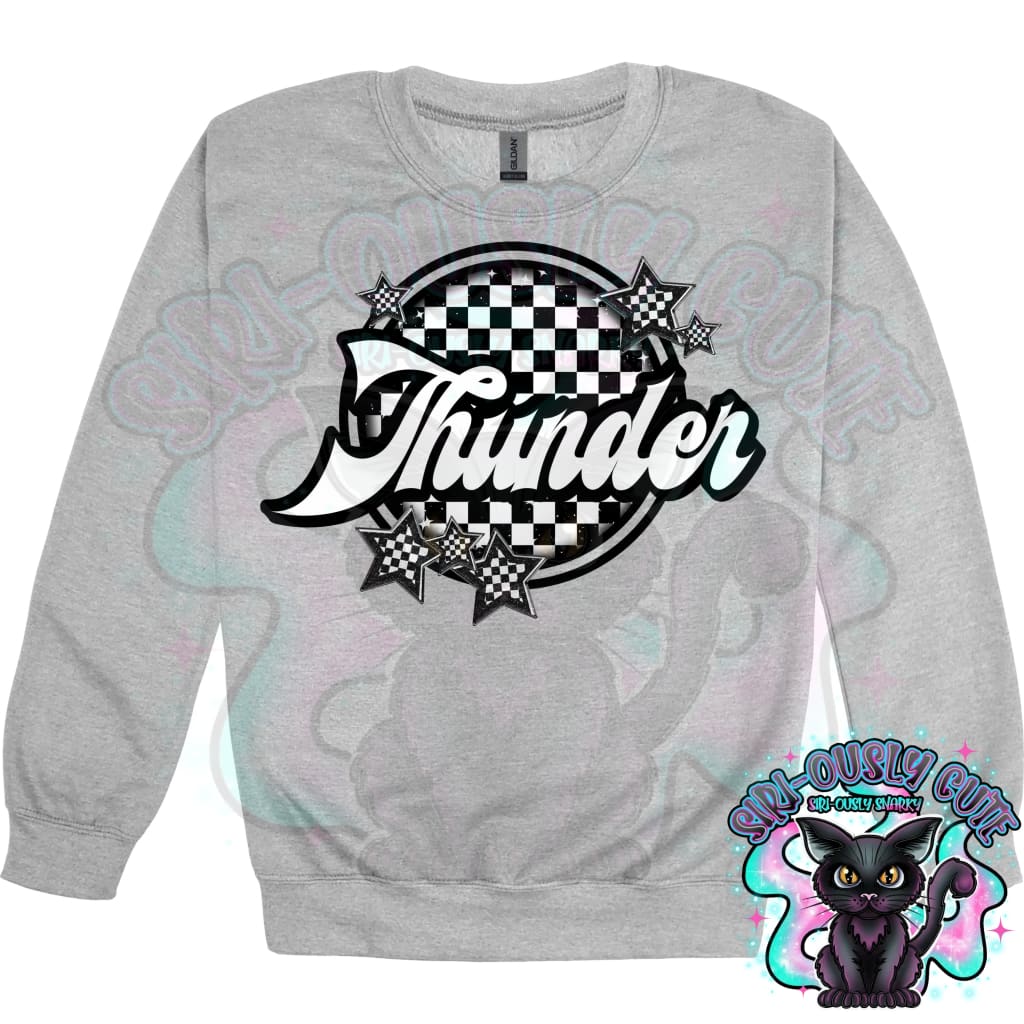 Checker Mascot Thunder Mascot