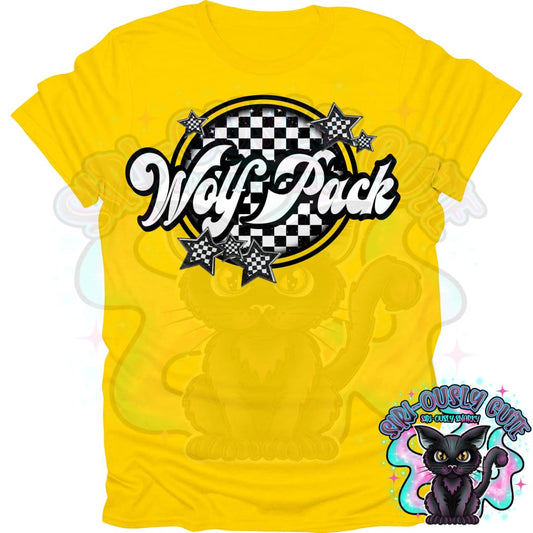 Checker Mascot Wolf Pack Mascot