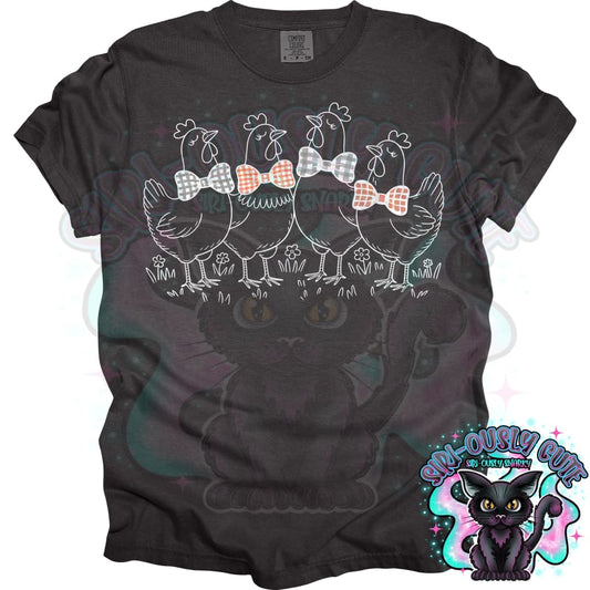 Chicken Bowtie White Clothing