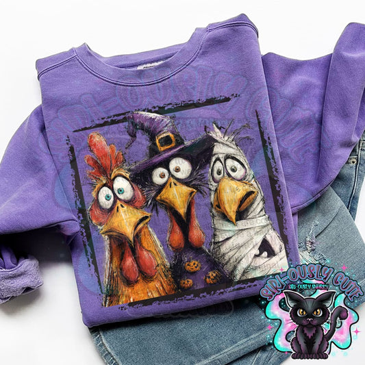 chickens trick or treat Clothing