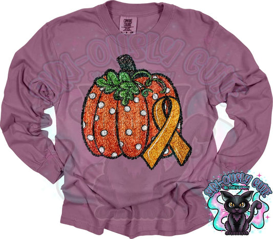 Childhood Cancer Pumpkin Clothing