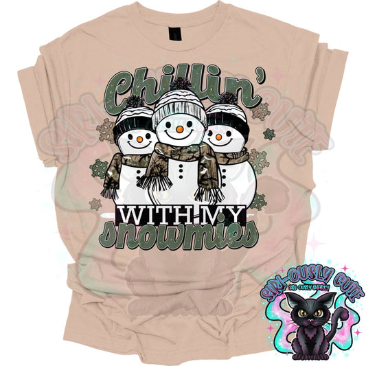 Chillin With My Snowmies Grey Clothing