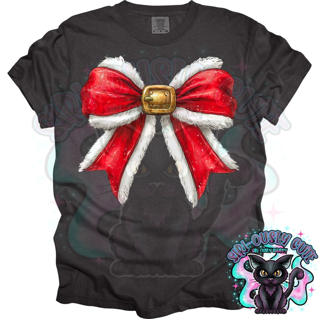 Christmas Bow Red White Clothing