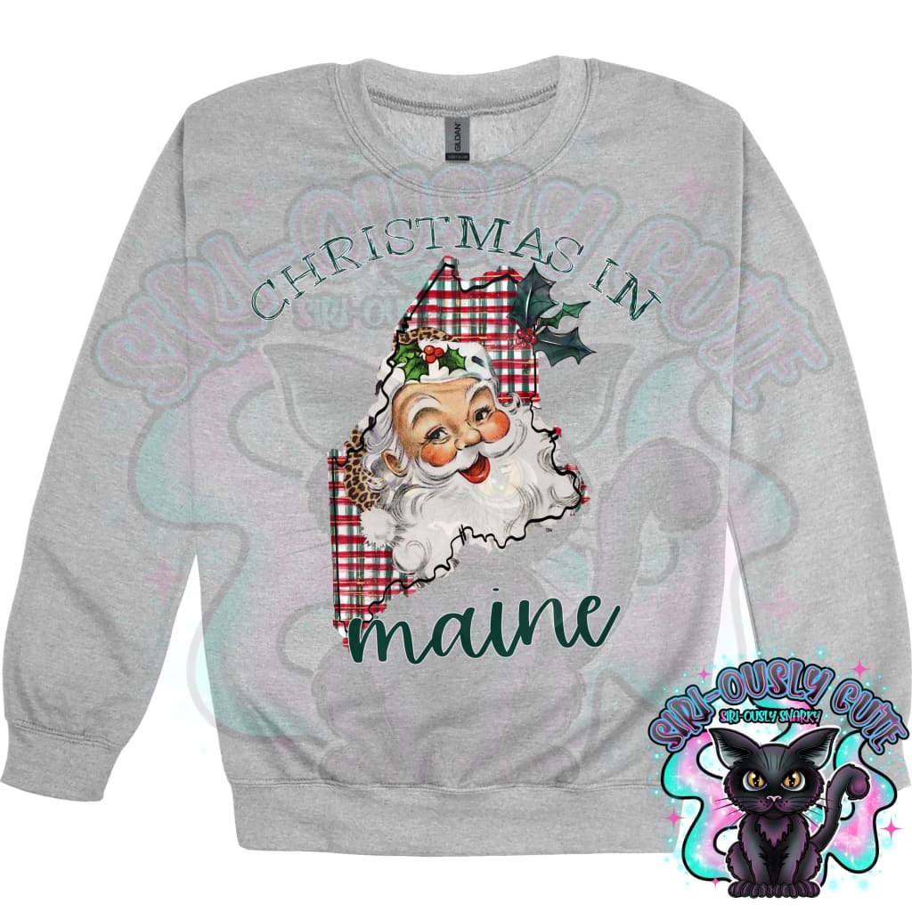Christmas in State Name Santa State
