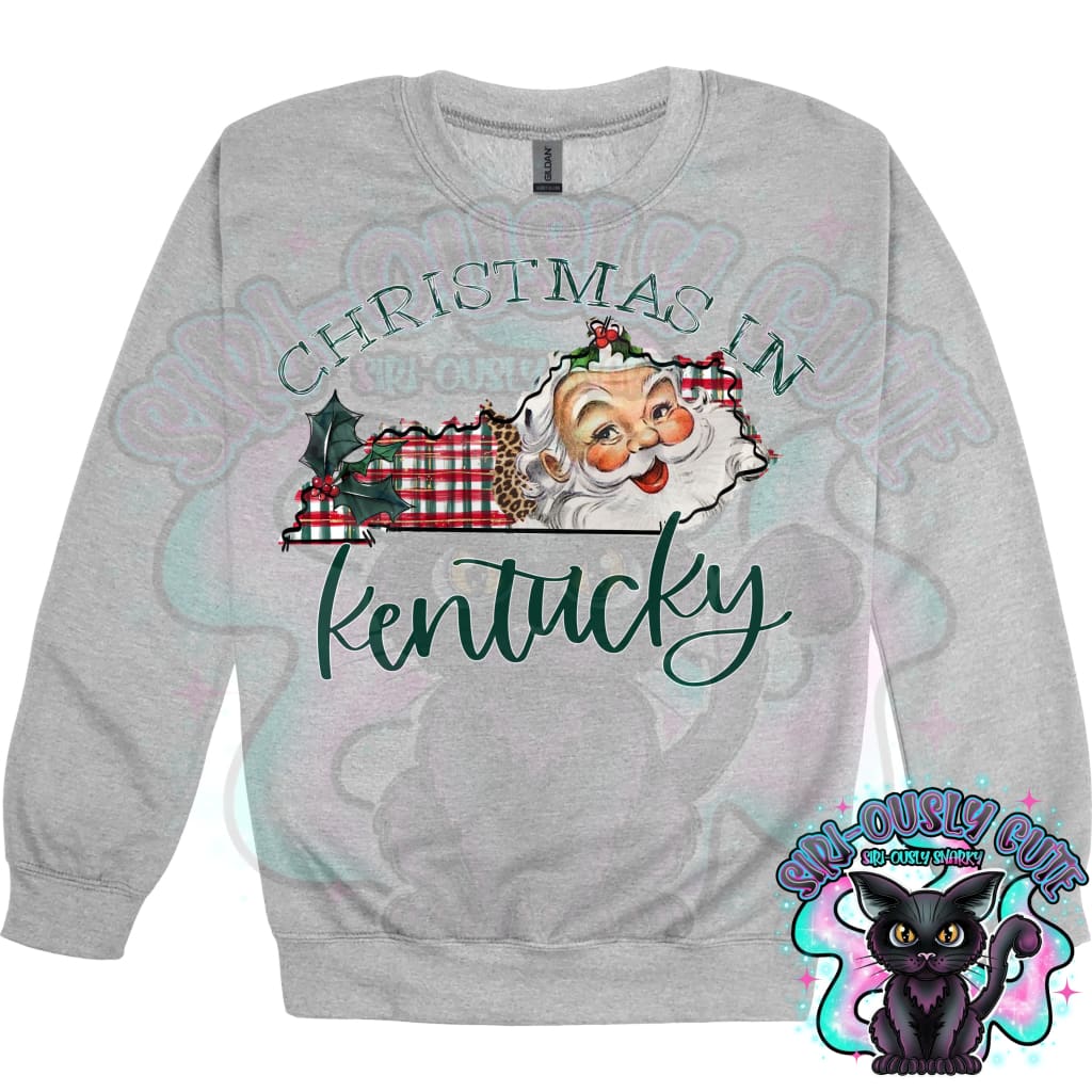 Christmas in State Name Santa State