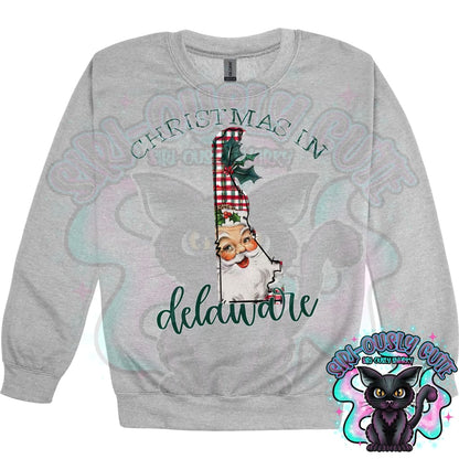 Christmas in State Name Santa State