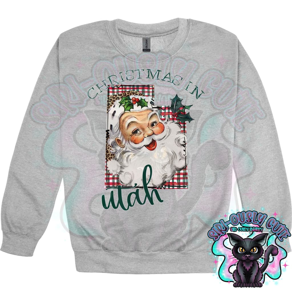 Christmas in State Name Santa State