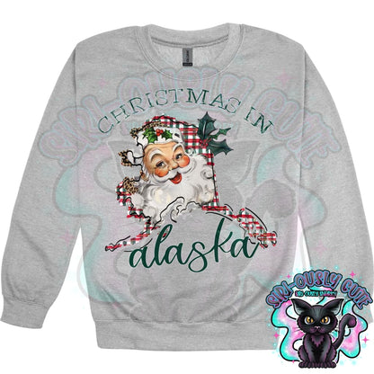 Christmas in State Name Santa State