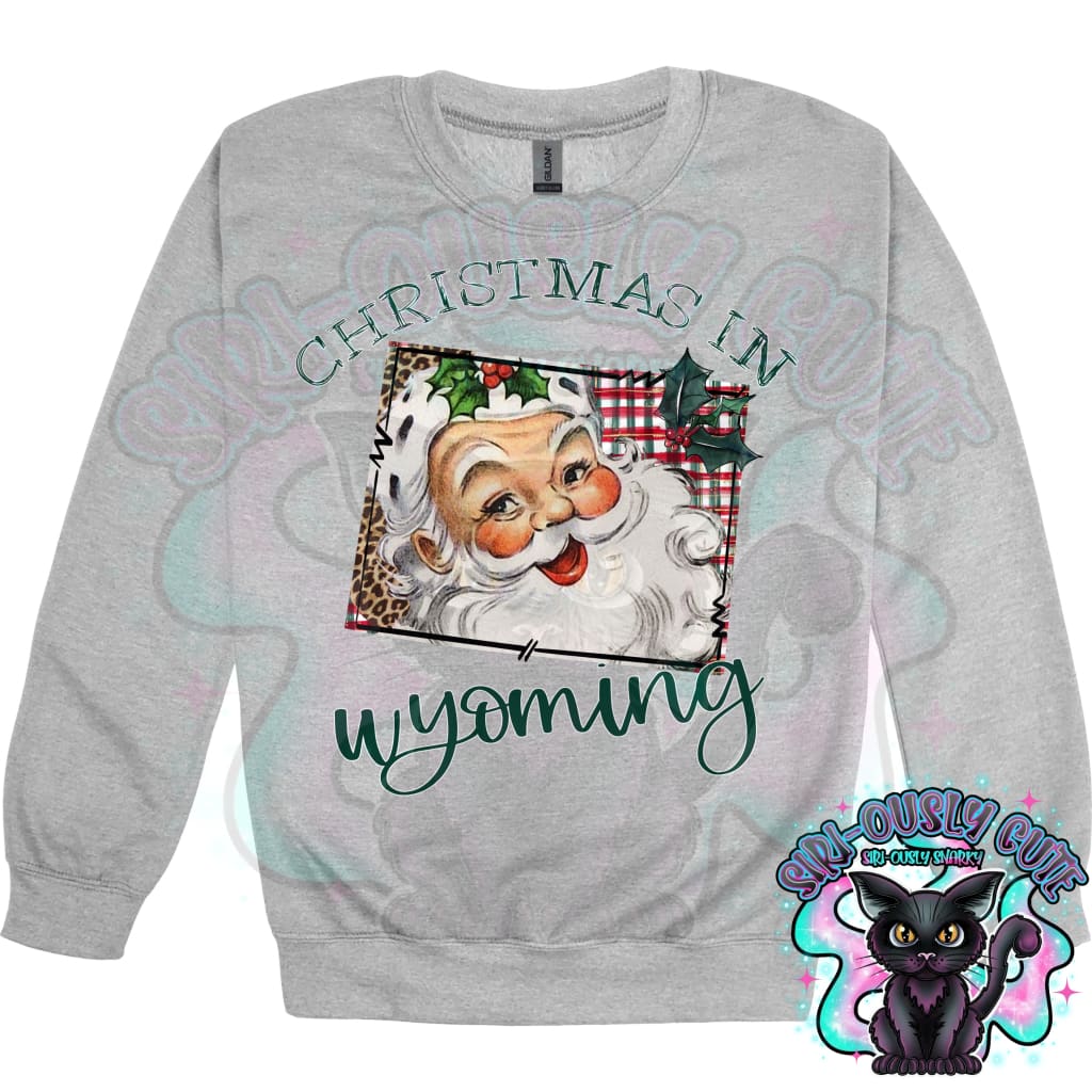 Christmas in State Name Santa State