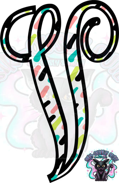 Colored Dottie Monogram Monogram